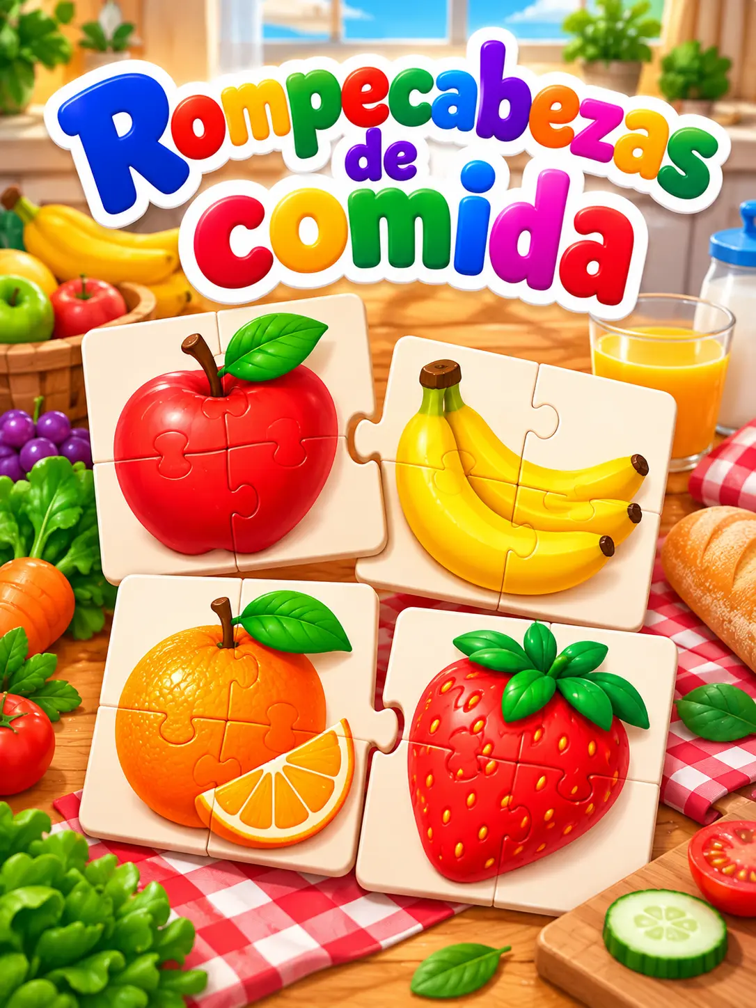 Portada de Rompecabezas de frutas