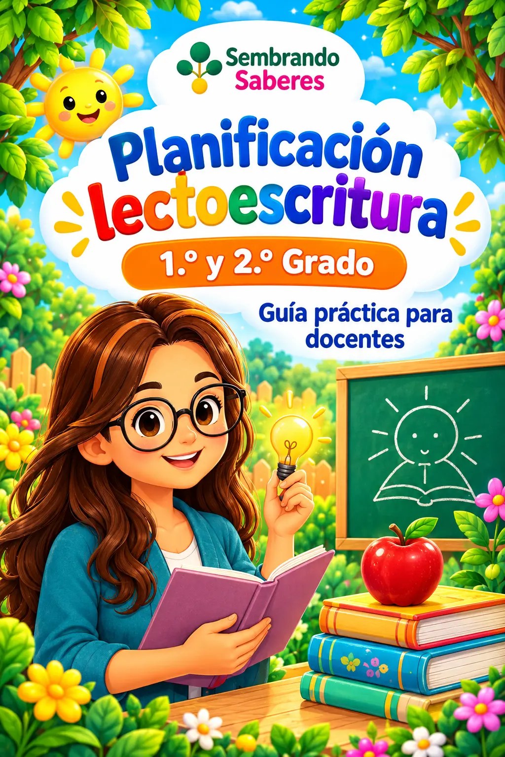 Portada de Planificación de lectoescritura — 1.º y 2.º grado