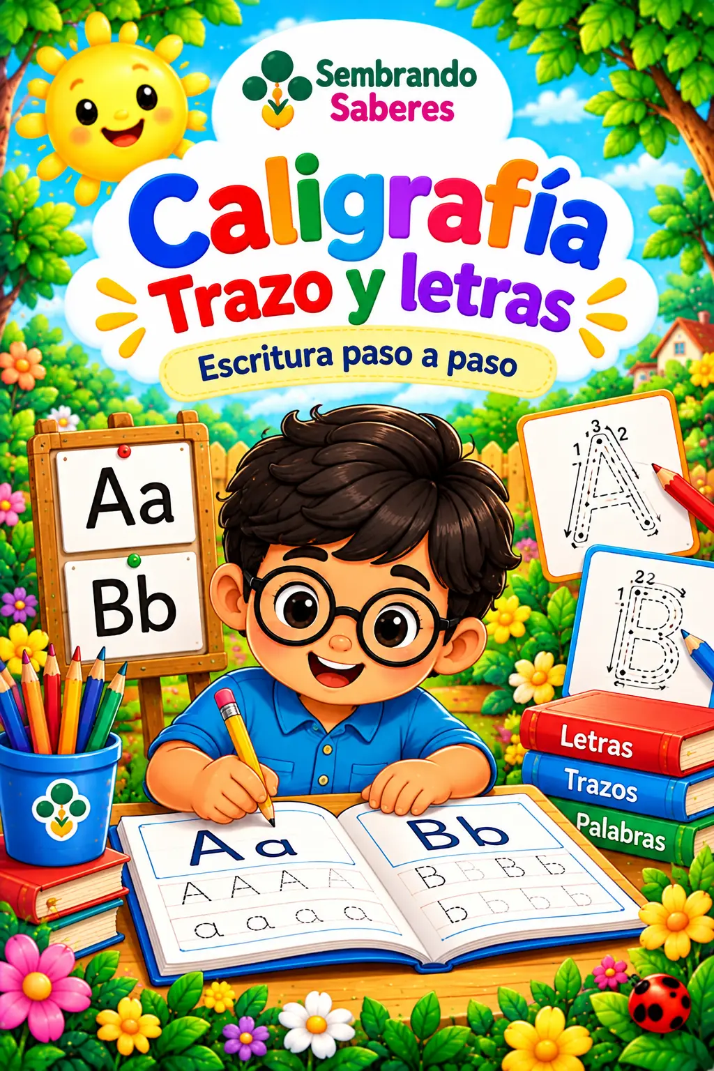 Portada de Caligrafía: trazo y letras